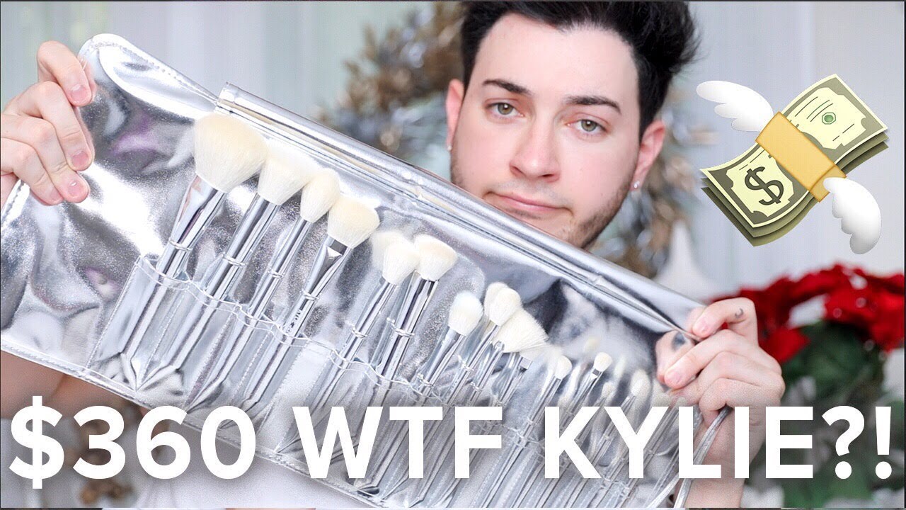 $360 KYLIE COSMETICS BRUSHES TESTED! HONEST AF REVIEW!