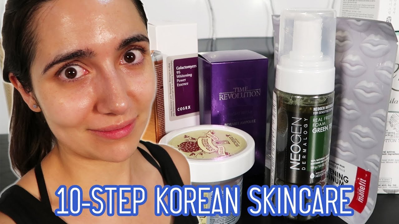 I Tried A 10-Step Korean Skincare Routine For A Month