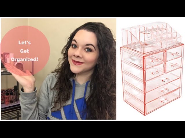 Sorbus Acrylic Cosmetic Makeup and Jewelry Organizer Review | March Everday Makeup