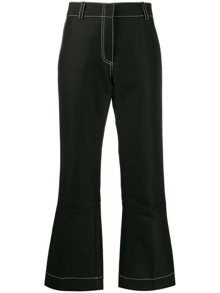 Marni pencil-cut flared trousers - Black - Marni