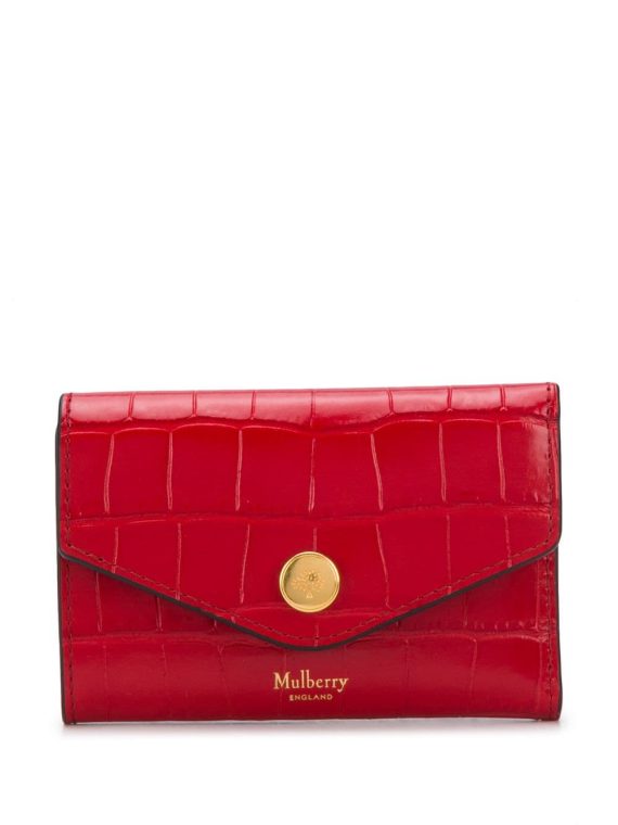 Mulberry compact embossed carholder - Red - Mulberry
