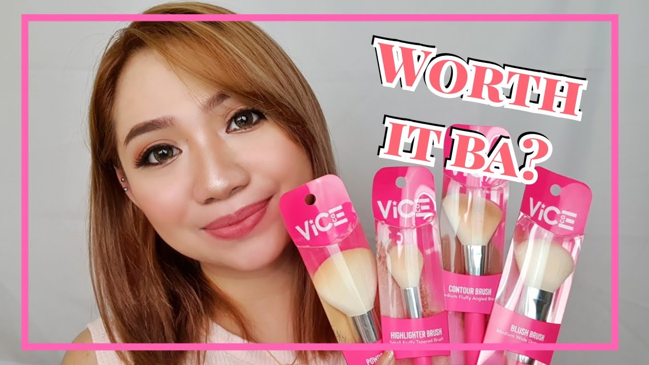VICE COSMETICS THE PINK BRUSH COLLECTION REVIEW|RalitsaJH