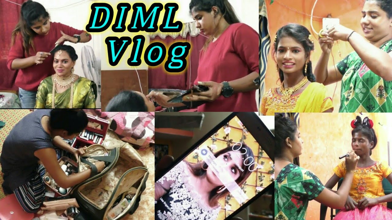 First time 😍|| Full night sleepless vlog || Bridal makeup works || Busy day in my life/Hairfall oil