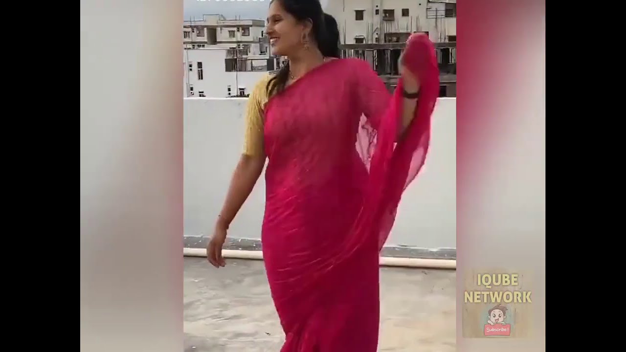 Telugu beauty Glamorous saree fashion   Saree dance \Latest Saree Videos \Tollywood Mirchi 2020