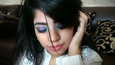 PURPLE VIOLET EYE MAKEUP TUTORIAL|purple holiday Makeup| Sumona’s Lifestyle Beauty etc.