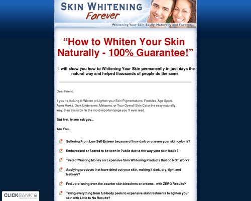 Skin Whitening Forever – Best Seller For 10 Years – Updated For 2020