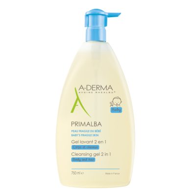 A-Derma Primalba Baby Cleansing Gel Body and Hair 750ml - A-Derma