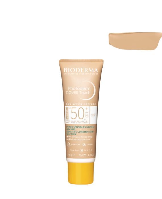 Bioderma Photoderm Cover Touch Mineral Tinted Sunscreen SPF50+ Light 40g - Bioderma