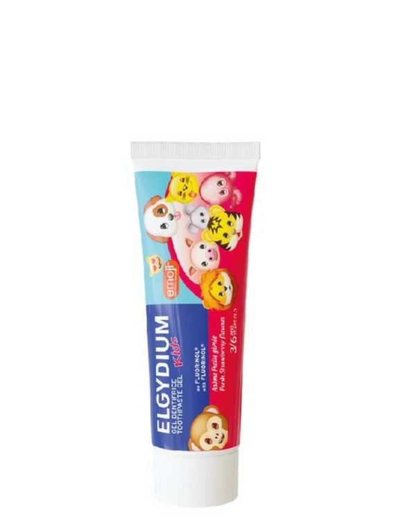 Elgydium Kids Emoji Toothpaste Gel Strawberry 50ml - Elgydium