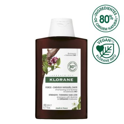Klorane Bio Quinine Strengthening Shampoo 200ml - Klorane
