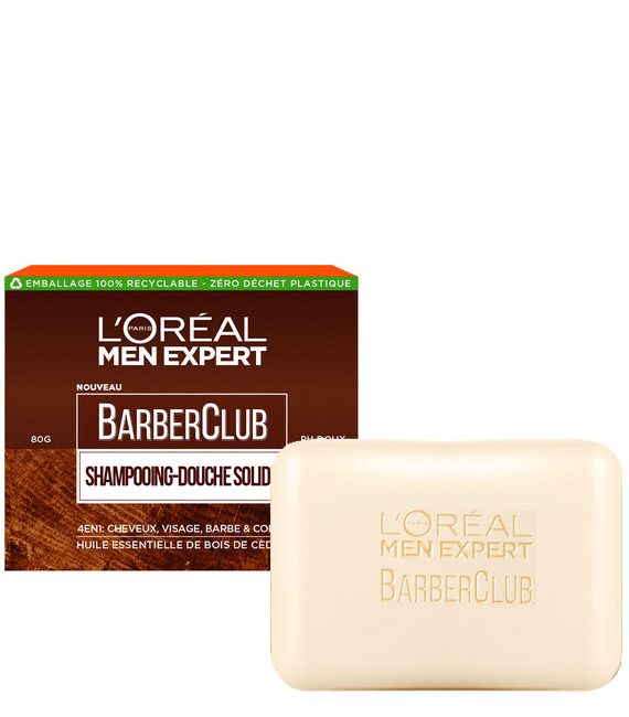 L'Oréal Men Expert BarberClub 4-in-1 Solid Shampoo and Wash 80g - L'Oréal Paris