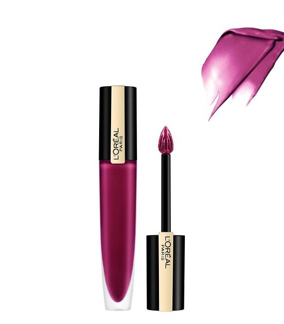 L'Oréal Paris Rouge Signature Metallics Liquid Lipstick 205 Fascinate - L'Oréal Paris