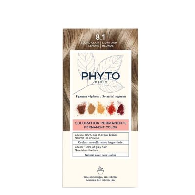 Phyto PhytoColor Permanent Color 8.1 Light Ash Blonde - Phyto