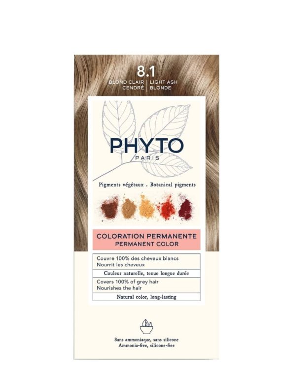 Phyto PhytoColor Permanent Color 8.1 Light Ash Blonde - Phyto