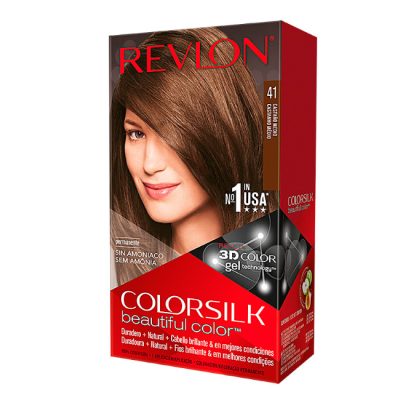 Revlon ColorSilk Beautiful Color Permanent Hair Color 41 Medium Brown - Revlon