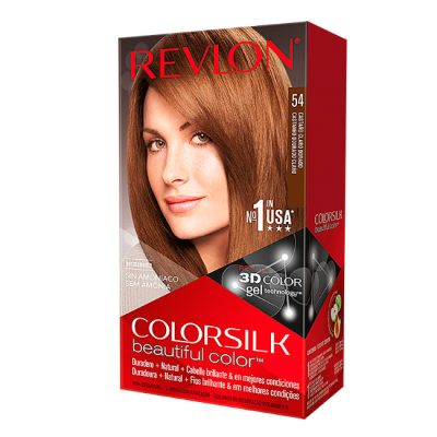 Revlon ColorSilk Beautiful Color Permanent Hair Color 54 Light Golden Brown - Revlon