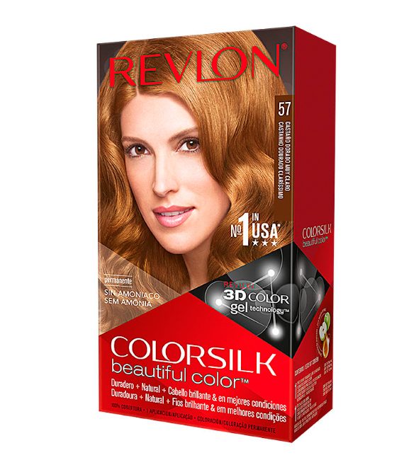 Revlon ColorSilk Beautiful Color Permanent Hair Color 57 Lightest Golden Brown - Revlon