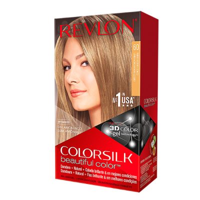 Revlon ColorSilk Beautiful Color Permanent Hair Color 60 Dark Ash Blonde - Revlon