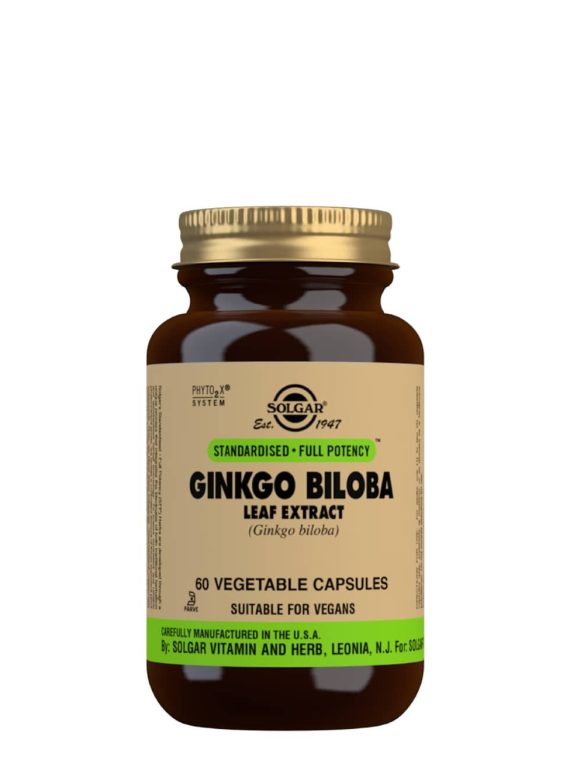 Solgar Gingko Biloba Leaf Extract Capsules x60 - Solgar